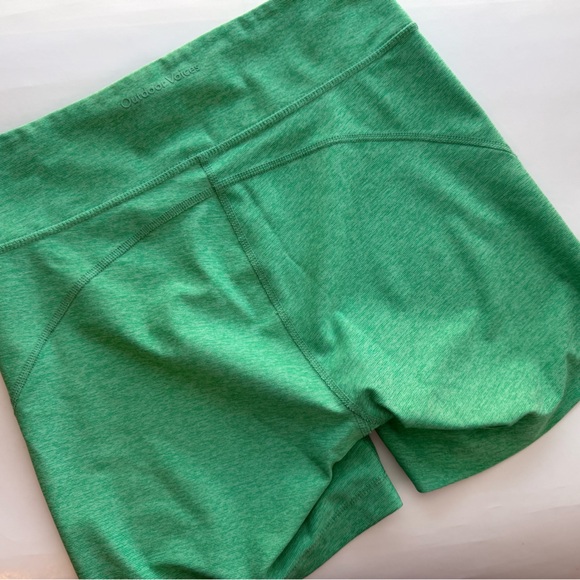 Outdoor Voices Green Warmup Bike Shorts 5” Women’s Medium - Picture 4 of 7